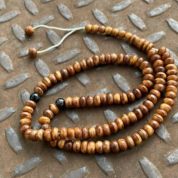 Lot of 2 prayer beads Handmade Tasbeeh Real Wood Beads Muslim Beads X 2 Tasbeh - Picture 7 of 11